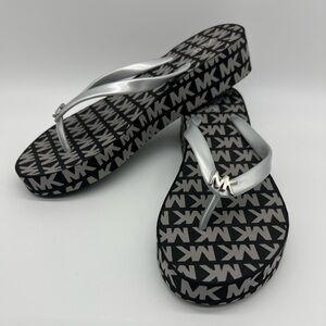 Michael Kors Black Women's Flip Flops